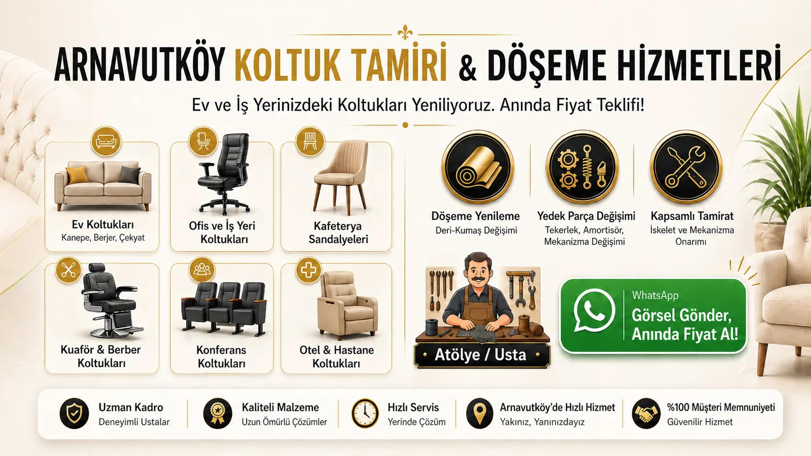 Bolluca koltuk tamiri
