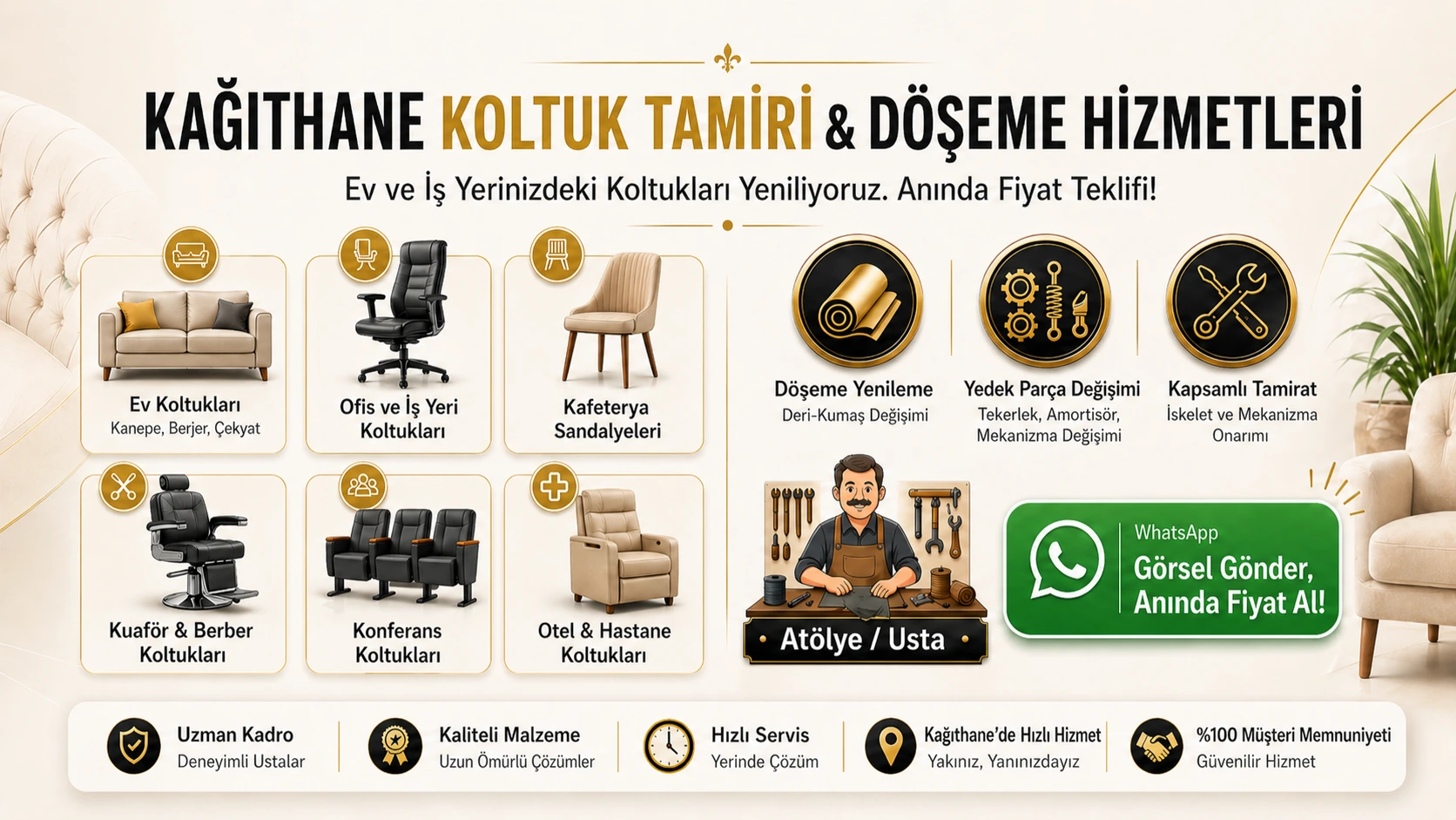 Gültepe koltuk tamiri