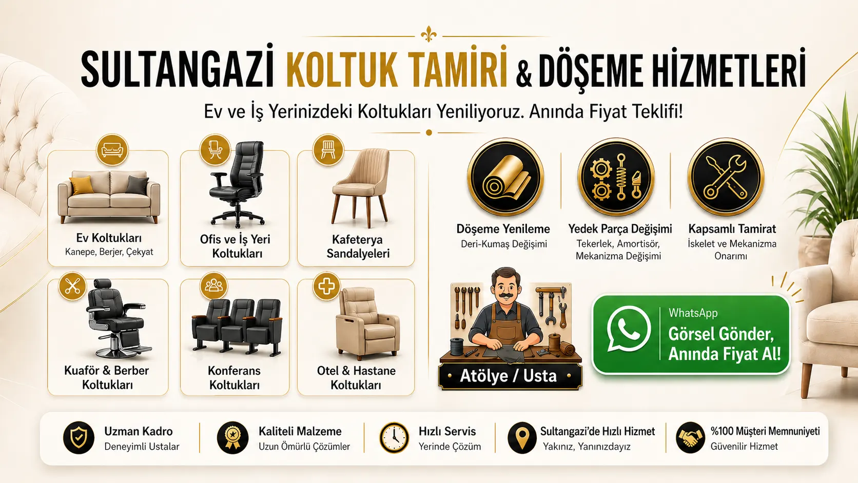 Eski Habipler koltuk tamiri