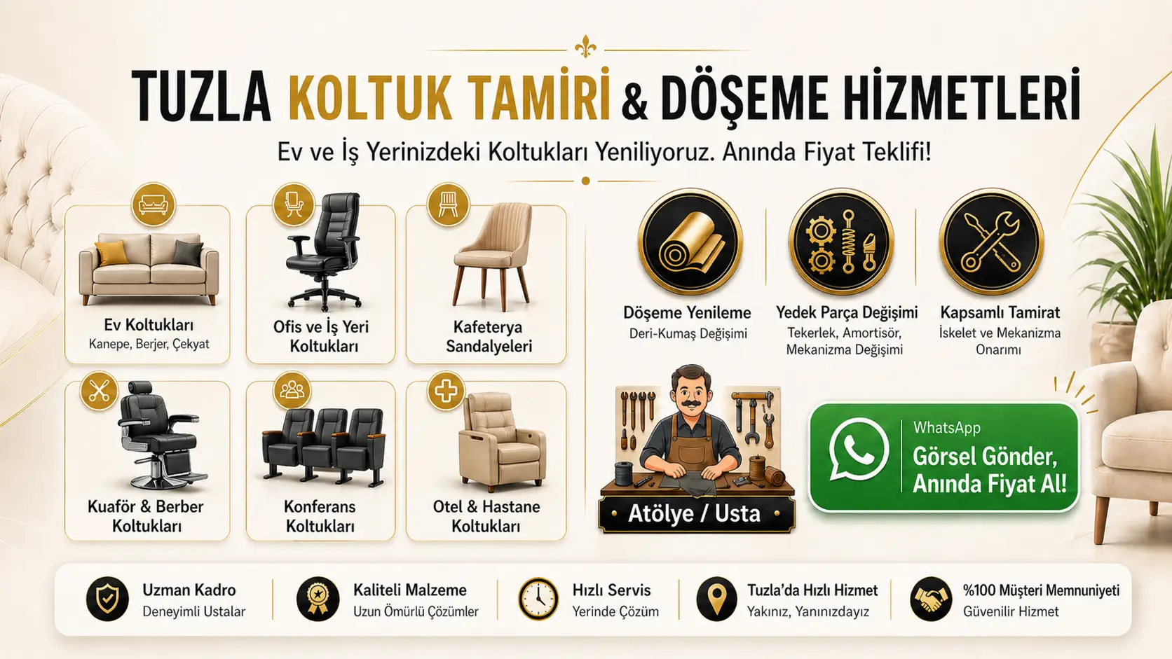 Yayla koltuk tamiri